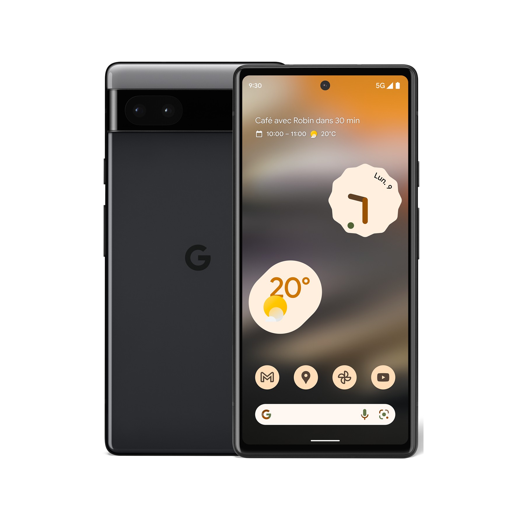 Smartphone GOOGLE Pixel 6a Charbon 5G Reconditionné