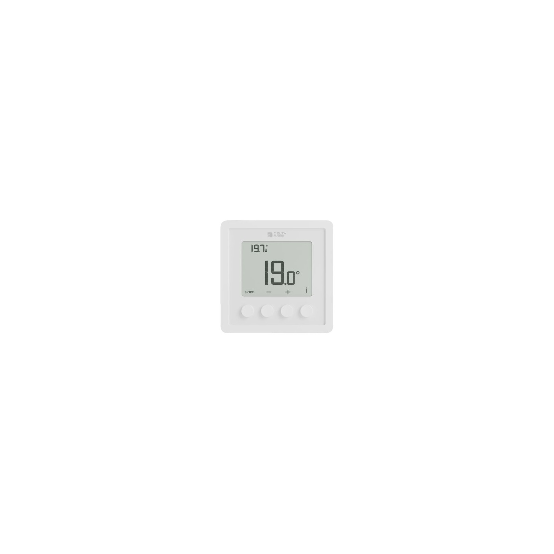 Tête thermostatique connectée DELTA DORE Boîtier d'ambiance sans-fil - Tybox