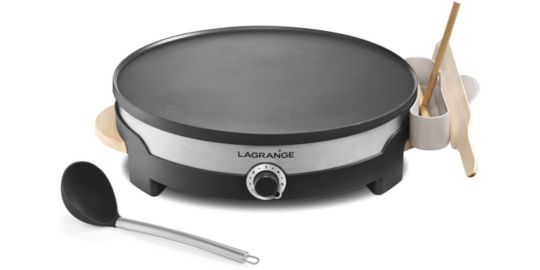 Crêpière LAGRANGE Tradi duo Grande et mini crêpes 10901
