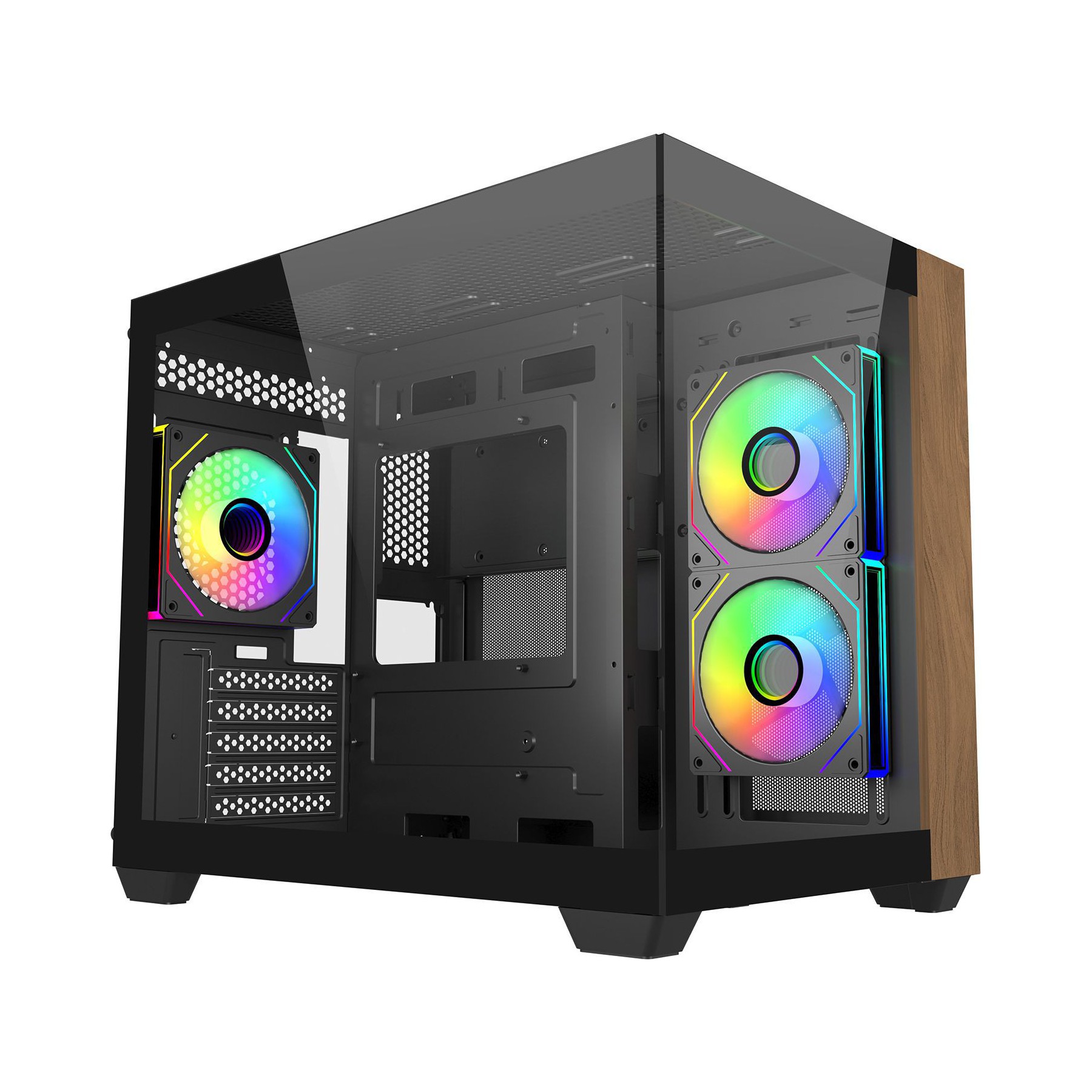 Boitier PC COOLER MASTER CoolerMaster Elite 481 Wood - mATX