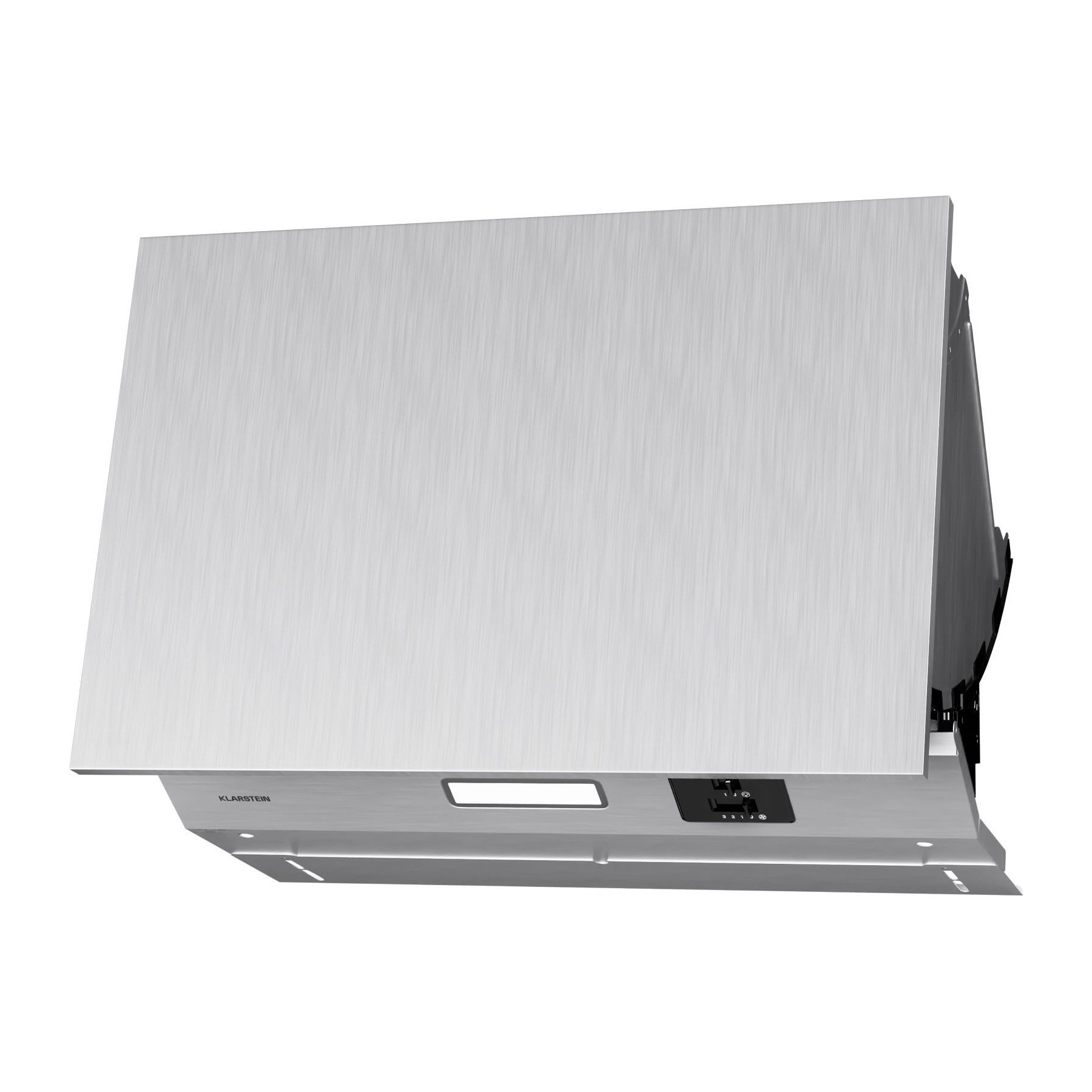 Hotte encastrable KLARSTEIN Swift Square 60 cm 402 m³/h LED Inox