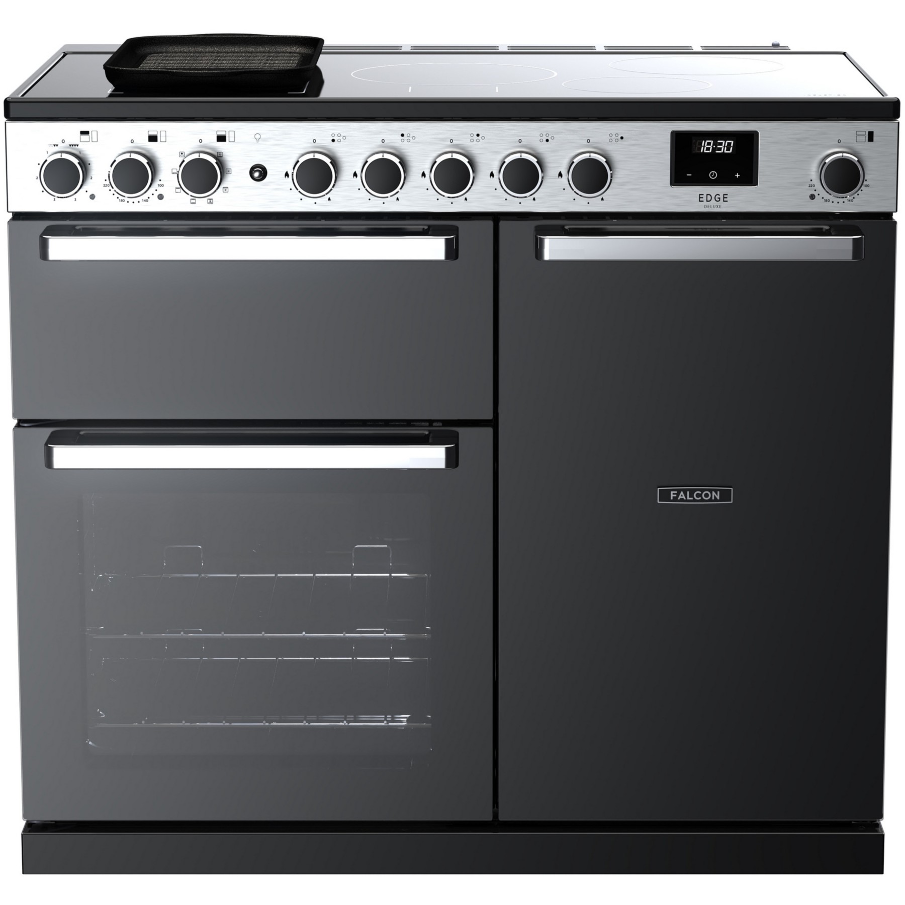 Piano de cuisson induction FALCON EDGE DELUXE  TAB IND 100 CM VERRE NOIR C