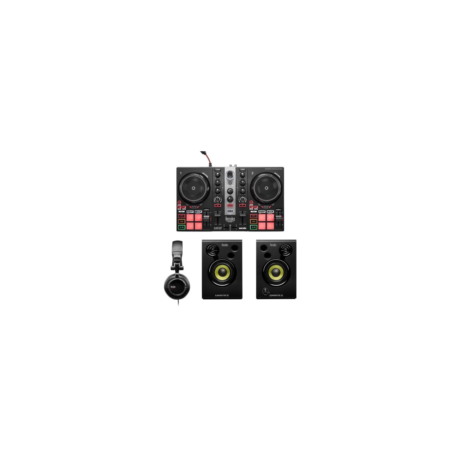 Contrôleur USB HERCULES DJ Learning Kit MK2