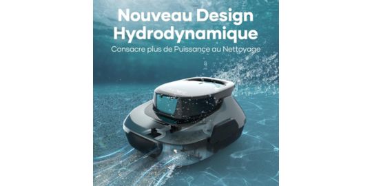 Robot piscine AIPER Scuba SE sans fil - fond - idéal bassin jusqu