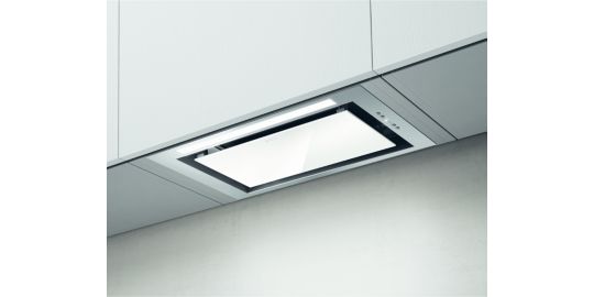 Hotte encastrable ELICA HIDDEN IXGL/A/60 Acier inox + verre blanc