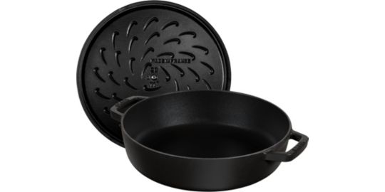 Sauteuse STAUB Chistera 24cm noir mat
