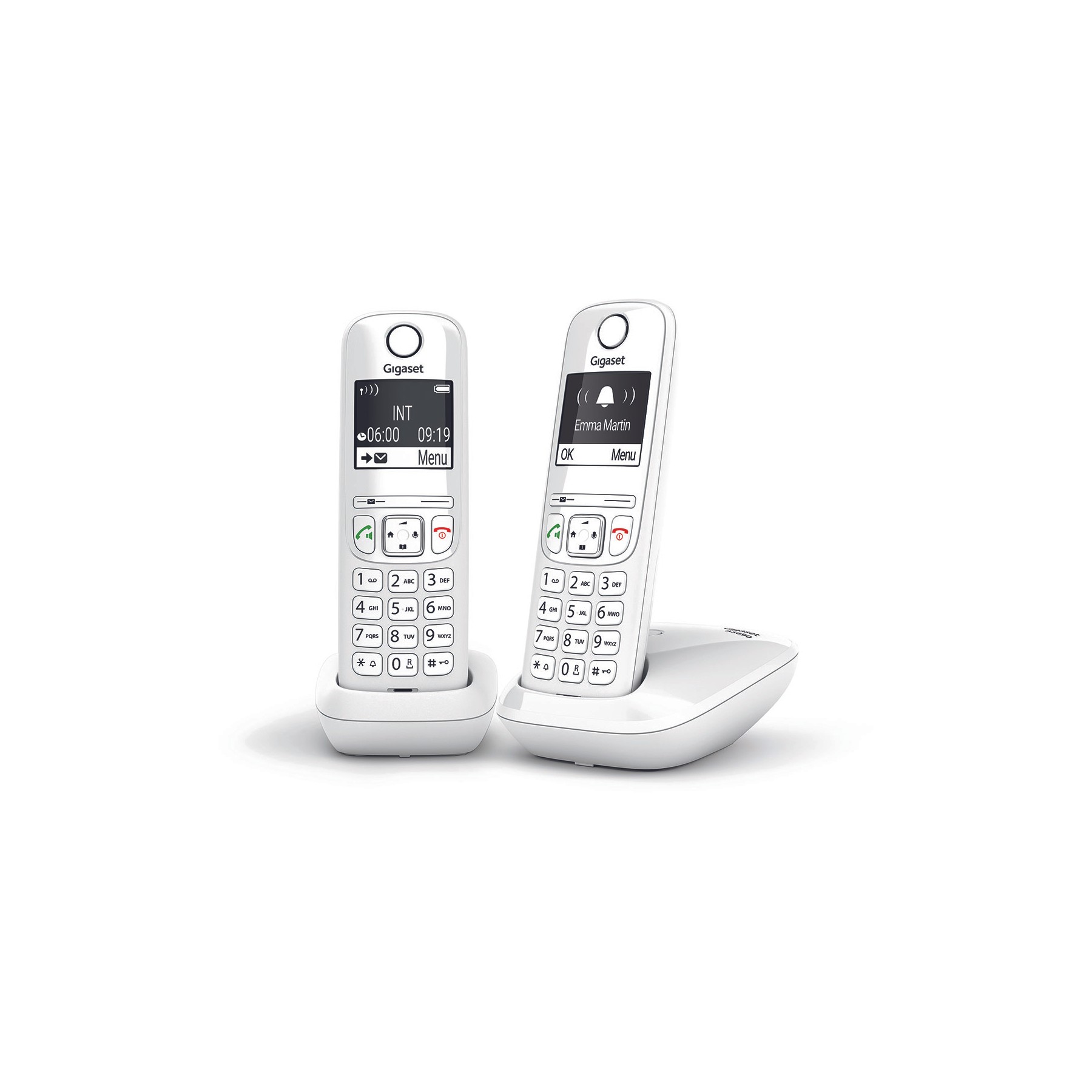 Téléphone sans fil GIGASET AS690 Duo Blanc