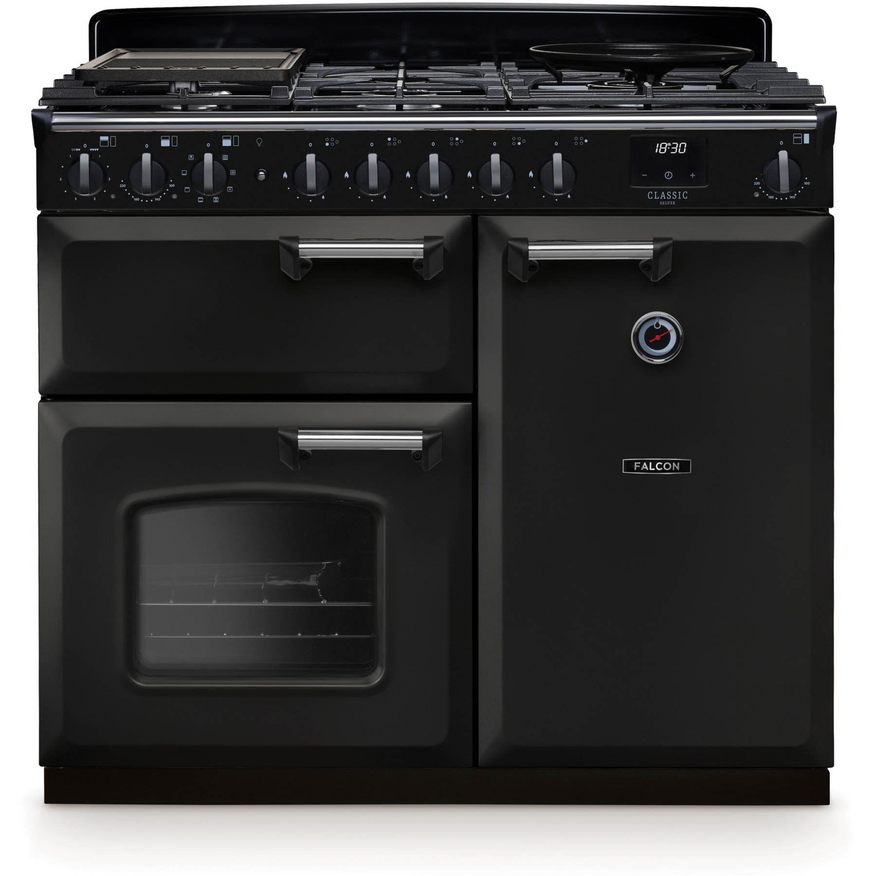 Piano de cuisson gaz FALCON NGC TAB GAZ 100 CM CHARBON CHROME