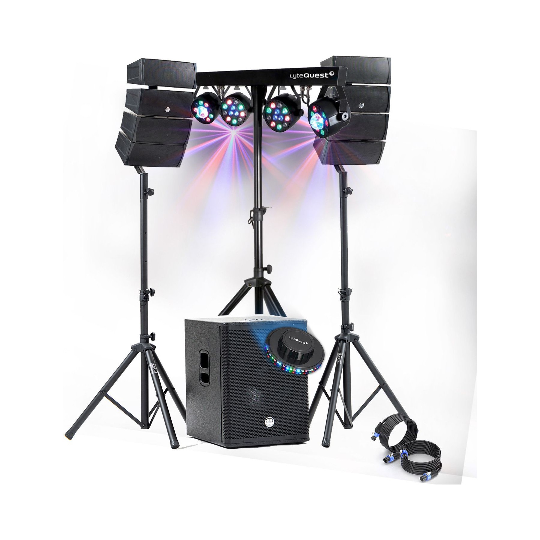 Pack sono BM SONIC Pack Sono DJ 1200W complet BM SONIC Ence