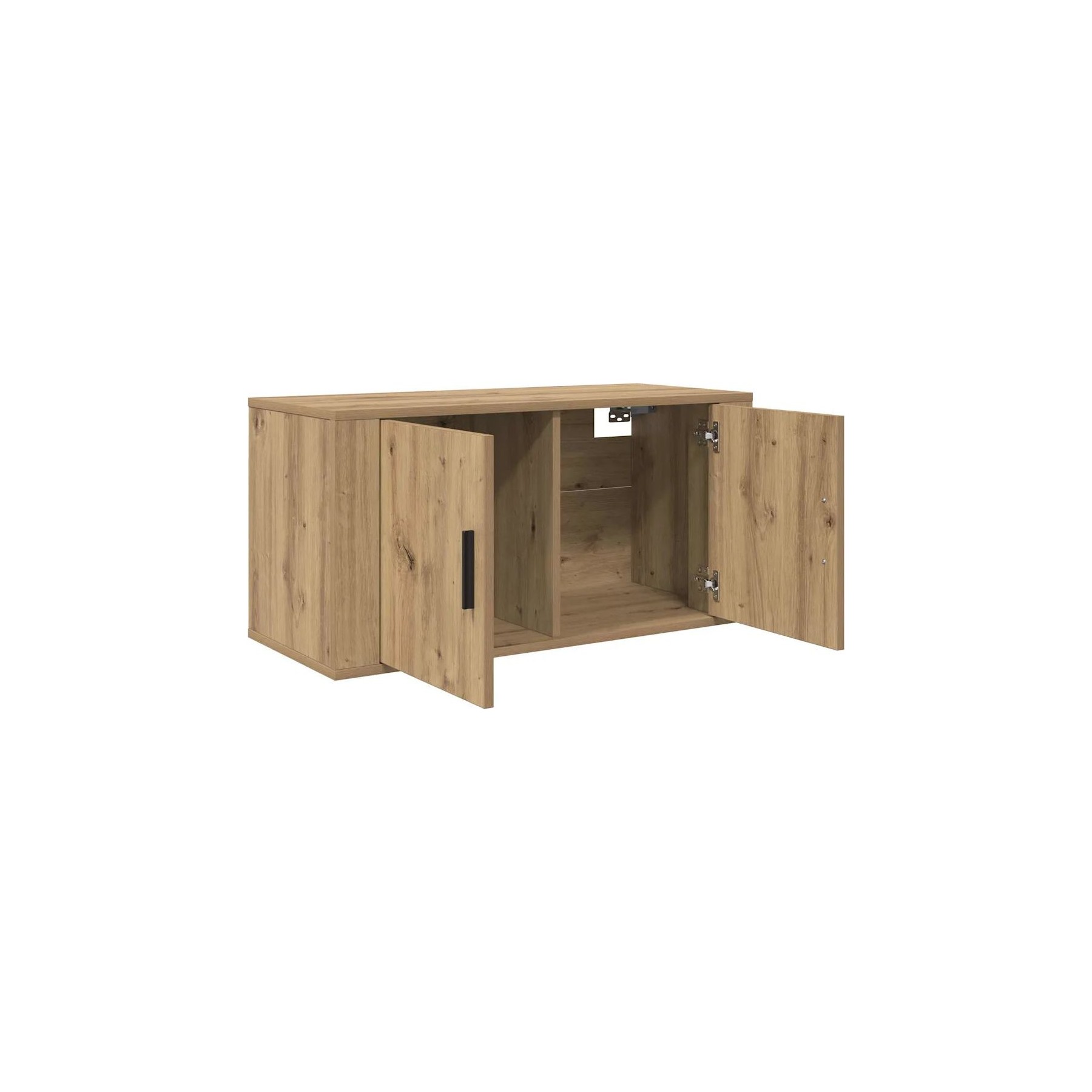 Meuble TV HELLOSHOP26 Meuble TV mural rectangulaire moderne av