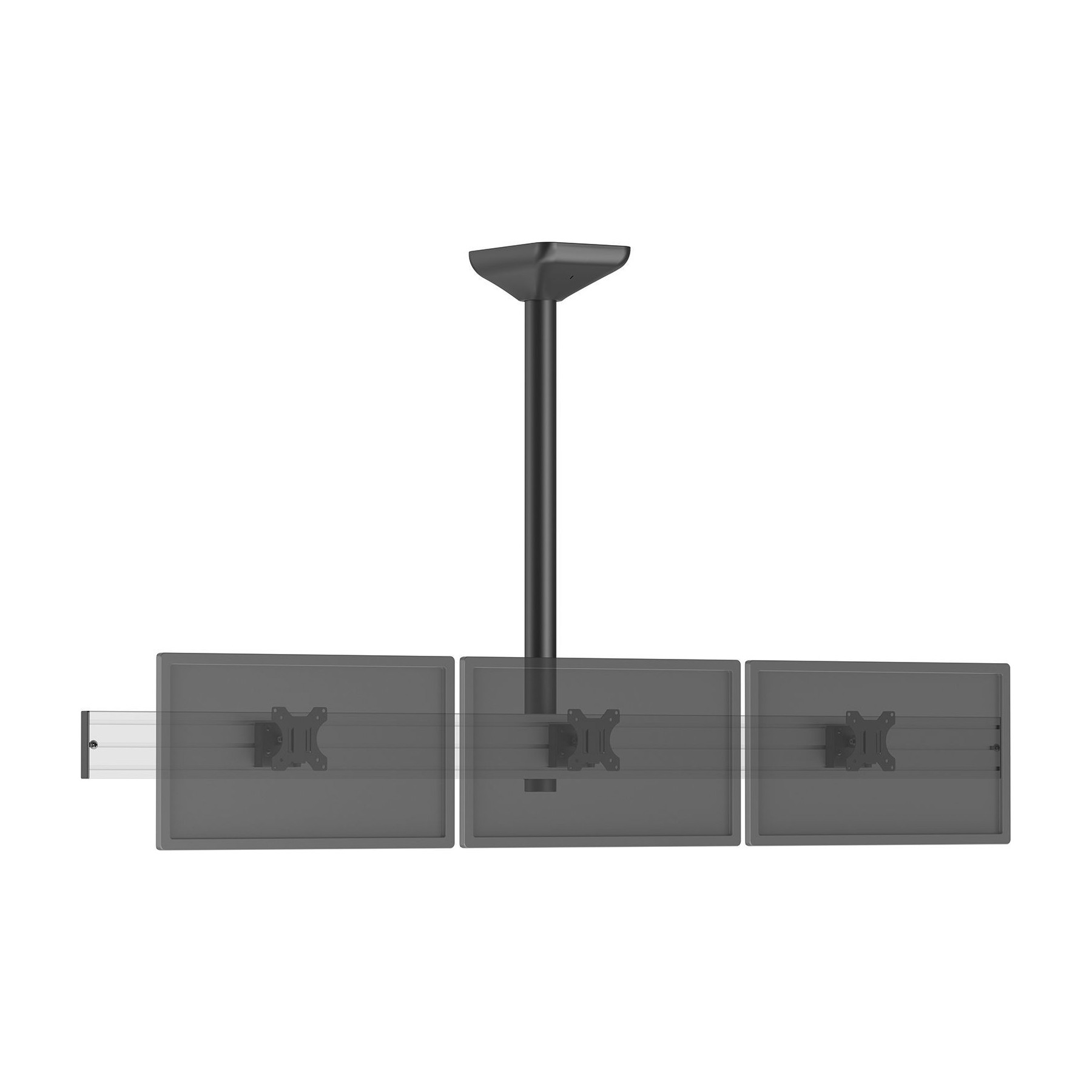 Support plafond TV KIMEX plafond menu board 3 TV 32''-Haut. 100cm