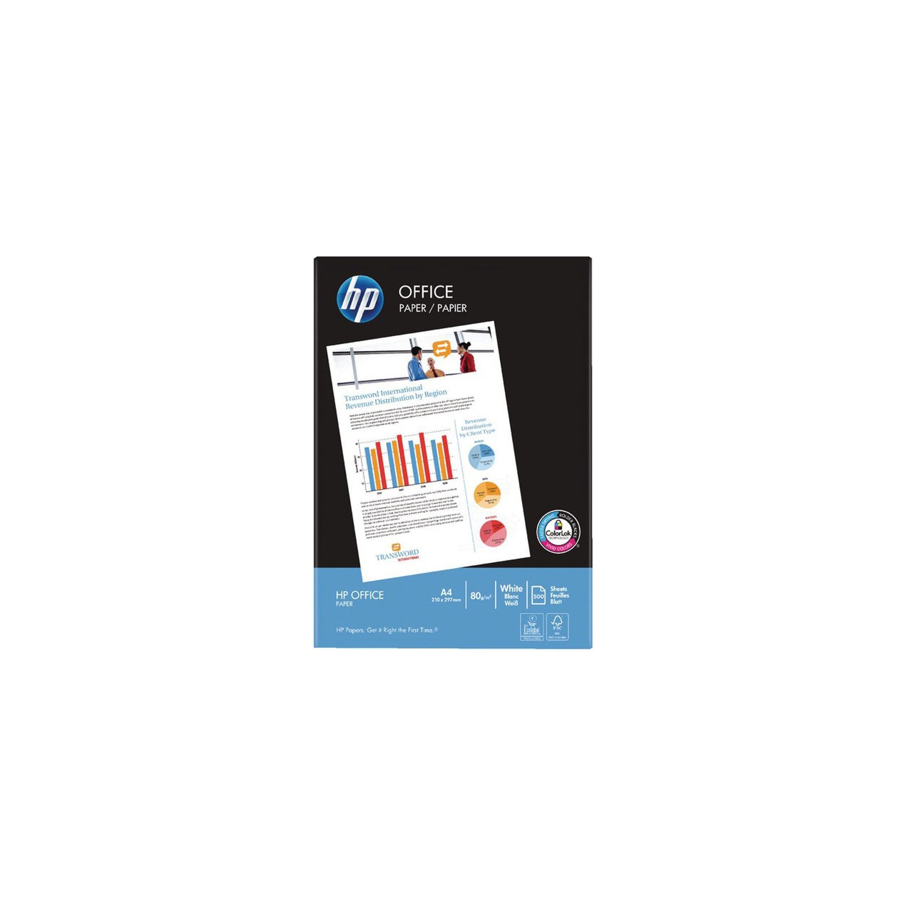 HP Pack 5 ramettes papiers HP Office A4 80G