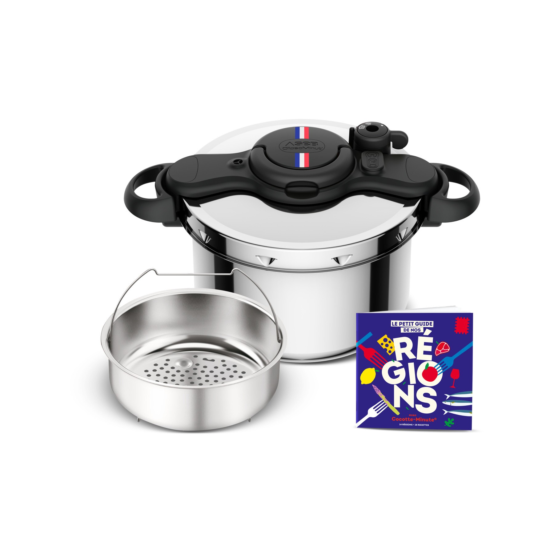 Autocuiseur SEB ClipsoMinut Cocotte de vos Regions 7.5L