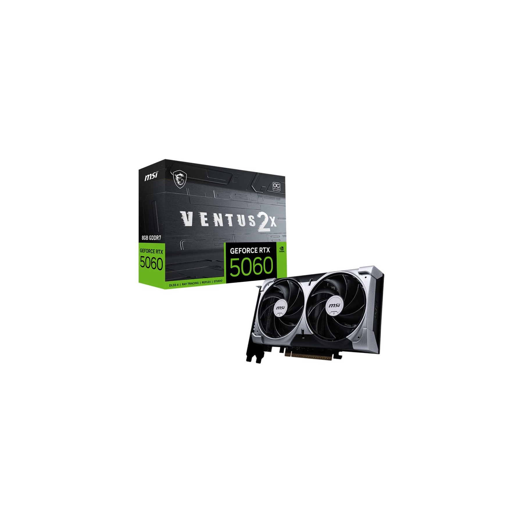 Carte graphique MSI MSI GeForce RTX 5060 8G VENTUS 2X OC