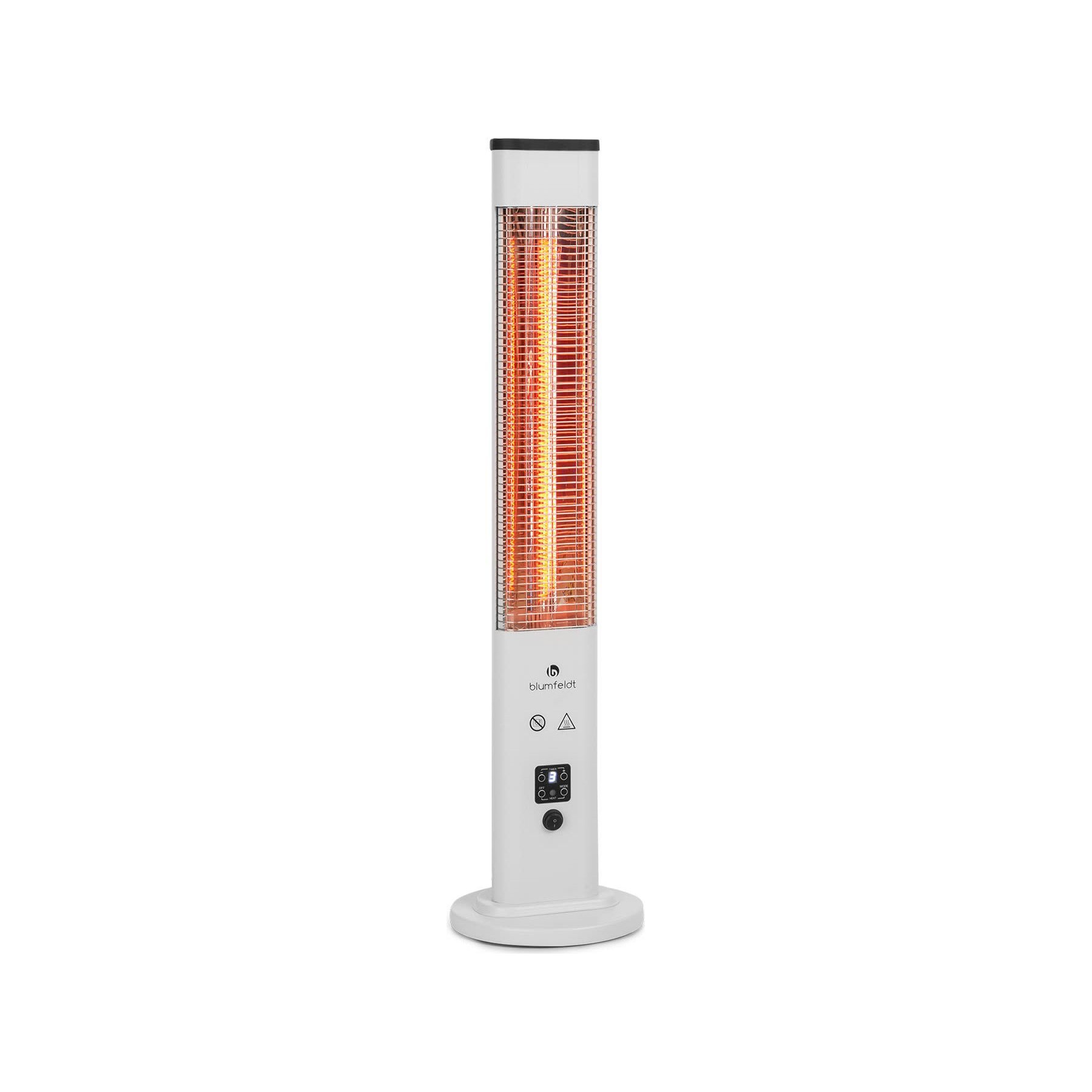 Chauffage infrarouge BLUMFELDT Heat Guru Plus - 1200W - Blanc