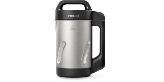 Blender chauffant PHILIPS HR2203/80 Blender pour soupe métal 1,2L, 1000W