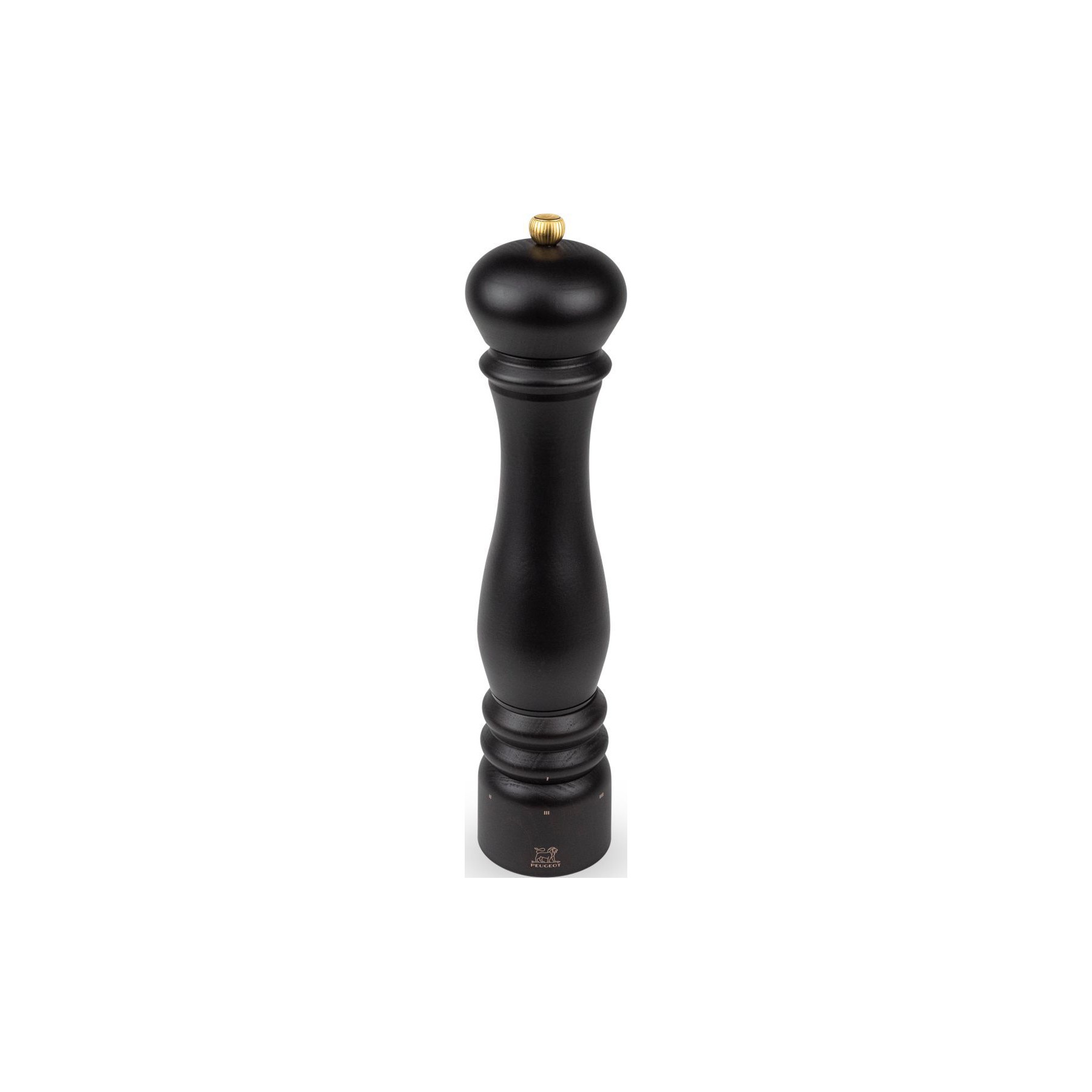 Moulin à poivre PEUGEOT Paris électrique Bois Chocolat 34cm