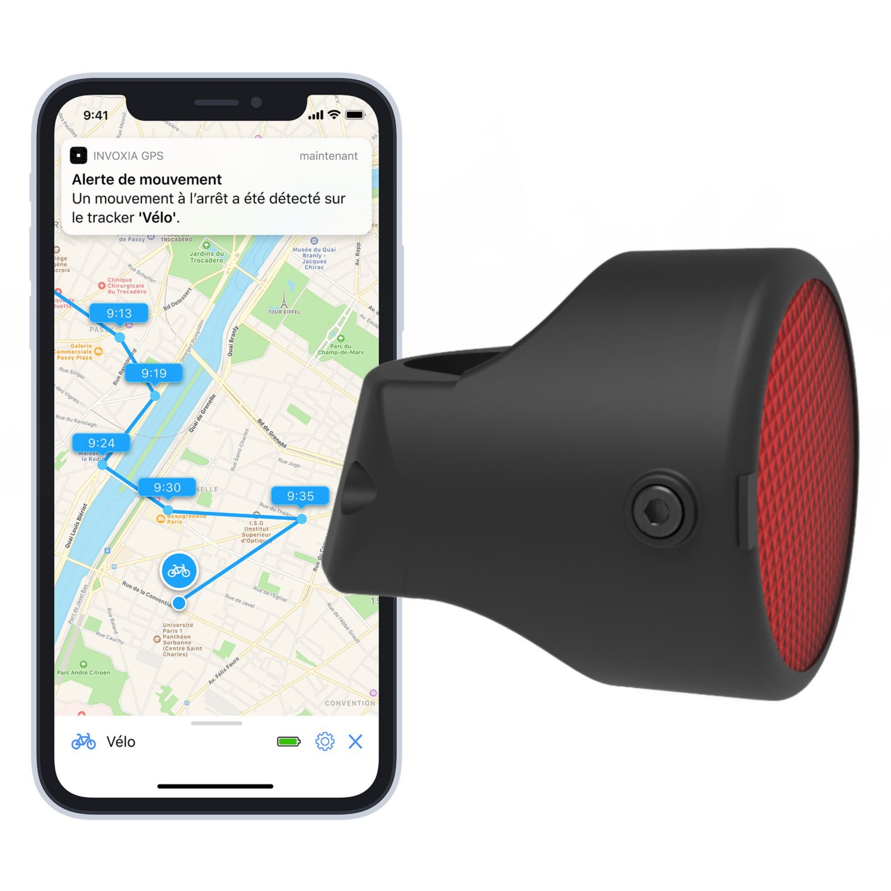 Tracker GPS INVOXIA Tracker GPS vélo