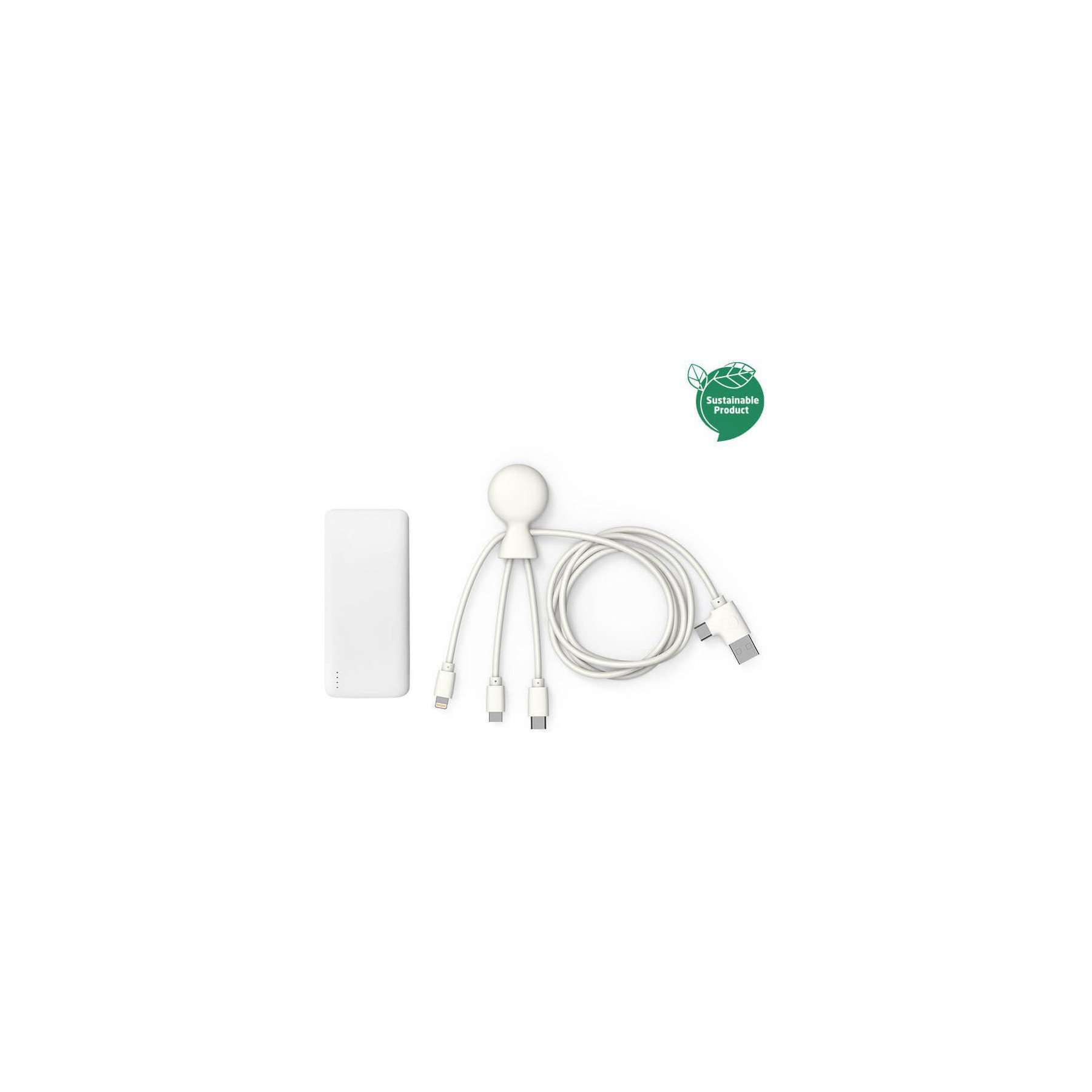 Chargeur secteur XOOPAR Mr Bio Pack chargeur HEPTA 7000mAh Blanc
