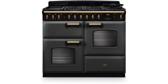 Piano de cuisson mixte FALCON NGC TAB MIX 110 CM ARDOISE LAITON ANTIQU