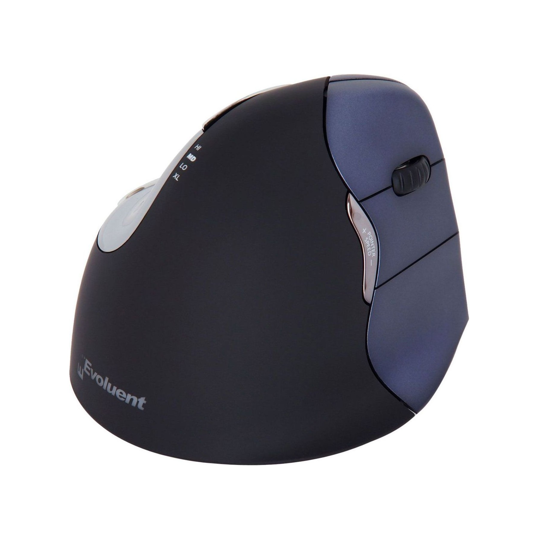 Souris sans fil EVOLUENT Verticale 4 Noir 2600dpi RF Droitier 6b