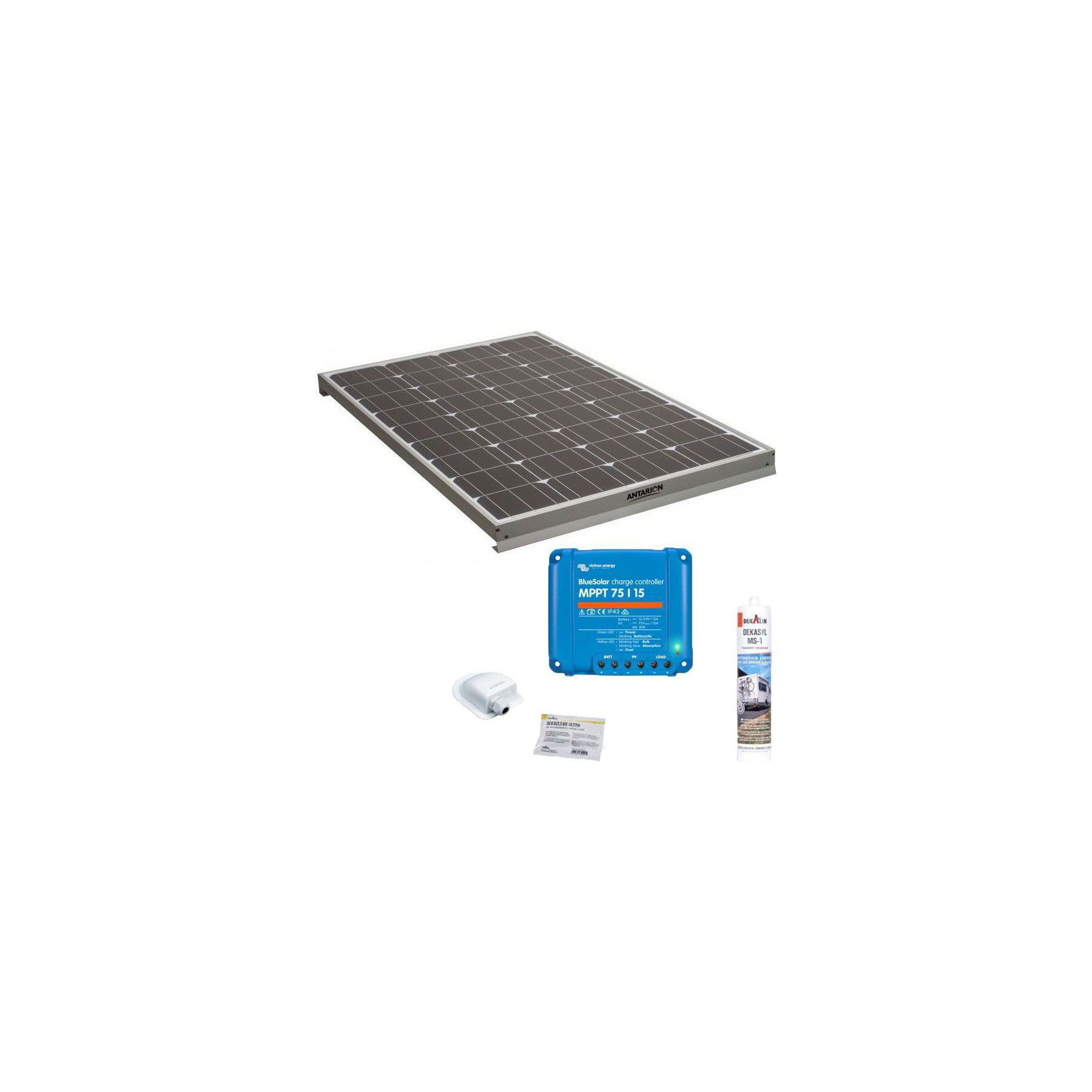 Panneau solaire ANTARION Pack   120w Camping-car + Régulateur Sol