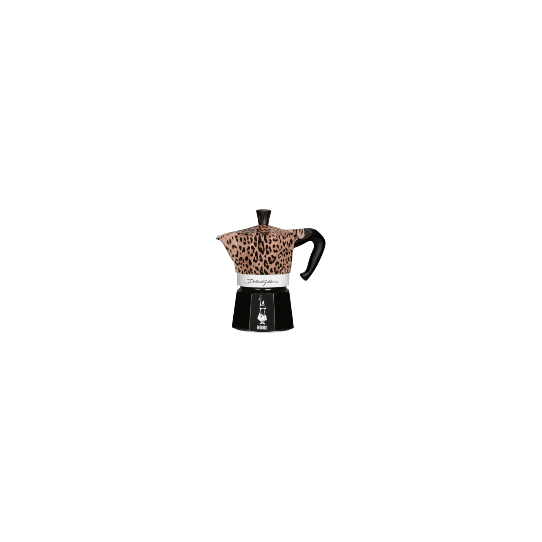 Cafetière italienne BIALETTI Moka Express 3 Cups Collection D&G Leopa