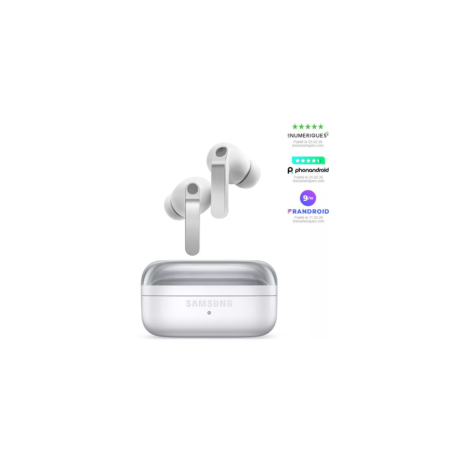 Ecouteurs SAMSUNG Galaxy Buds4 Pro Blanc