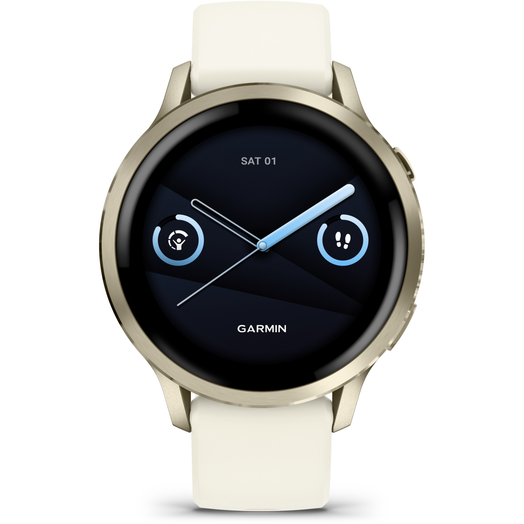 Montre sport GARMIN Venu 4 Sport et santé GPS AMOLED BT Wi-Fi 41 mm Gris / Beige