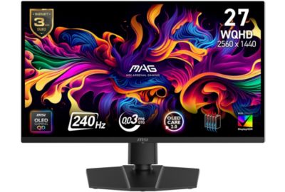 Ecran PC Gamer MSI MAG 271QP QD-OLED X24 27