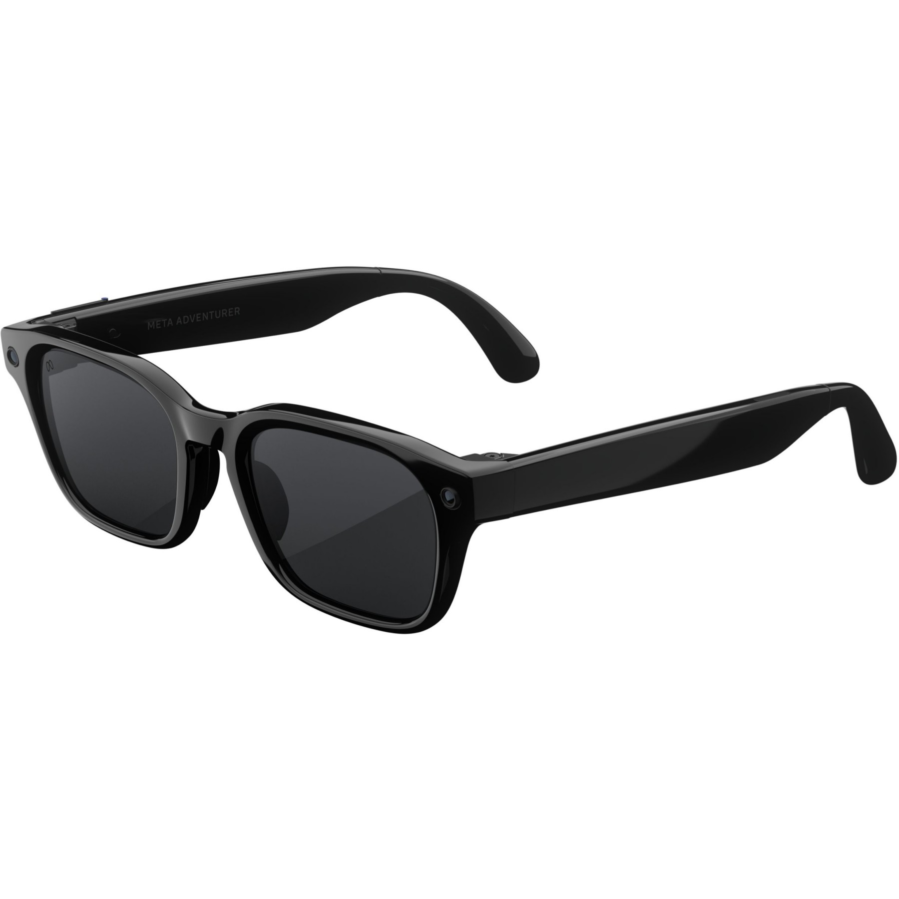 Lunettes connectées META Glasses Adventurer Noir verres gris polarisés