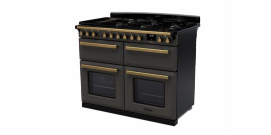 Piano de cuisson mixte FALCON ESTEL DELUXE BC TAB MIX 110 CM ARDOISE