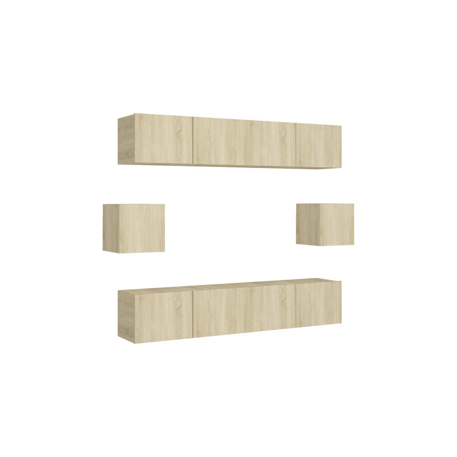 Meuble TV HELLOSHOP26 Ensemble de meubles armoire buffet TV té