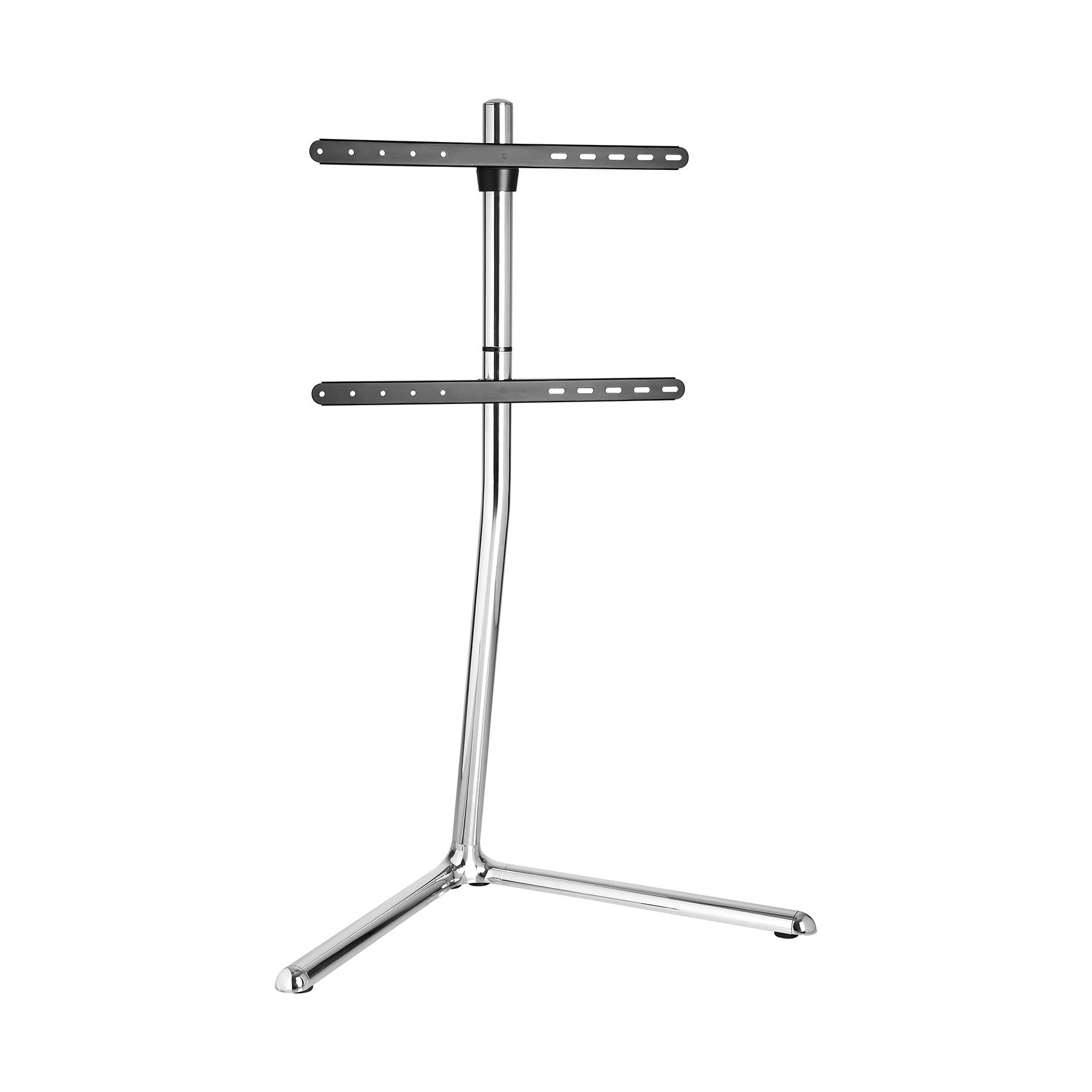Pied TV KIMEX sur pied écran TV 49"- 70", chrome
