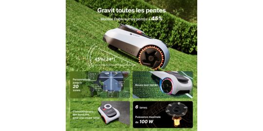 GeoSketch et contrôle smartphone Navimow i210E
