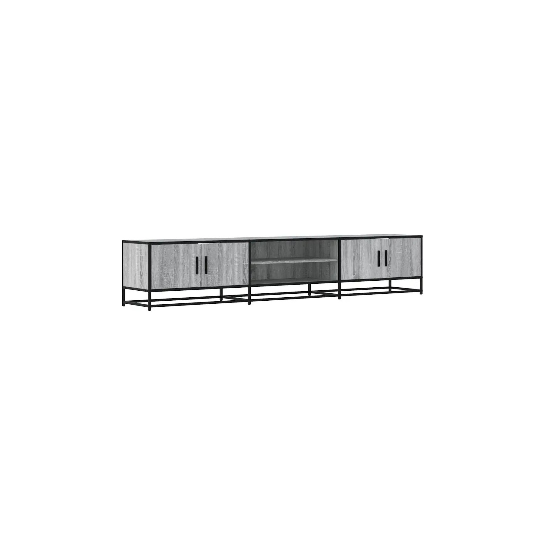 Meuble TV HELLOSHOP26 Meuble TV design industriel grand espace