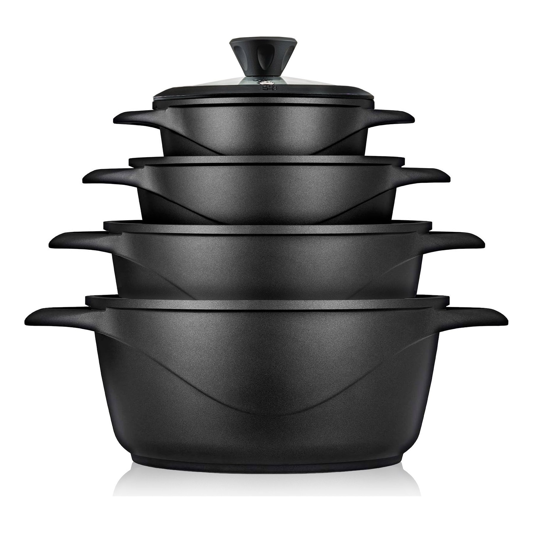 Batterie de cuisine BRIEBE MGK12S Batterie Cuisine Induction 8 pcs