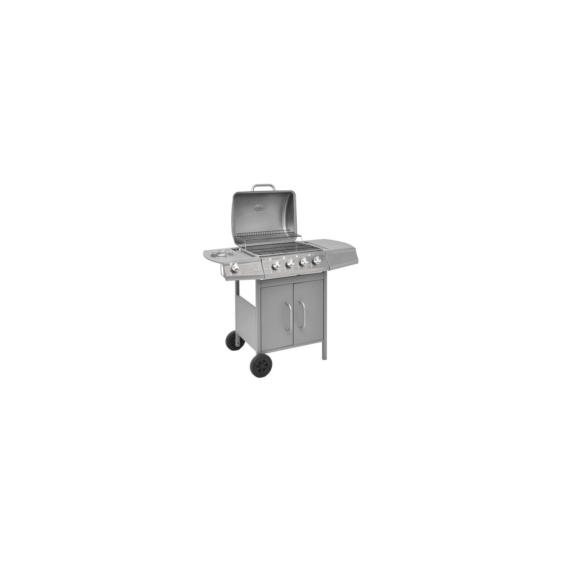 Grille barbecue VIDAXL Acier inoxydable  Argent