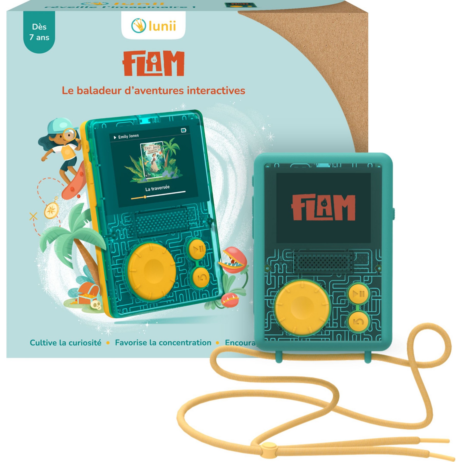Boîte à histoires LUNII Flam + Coque