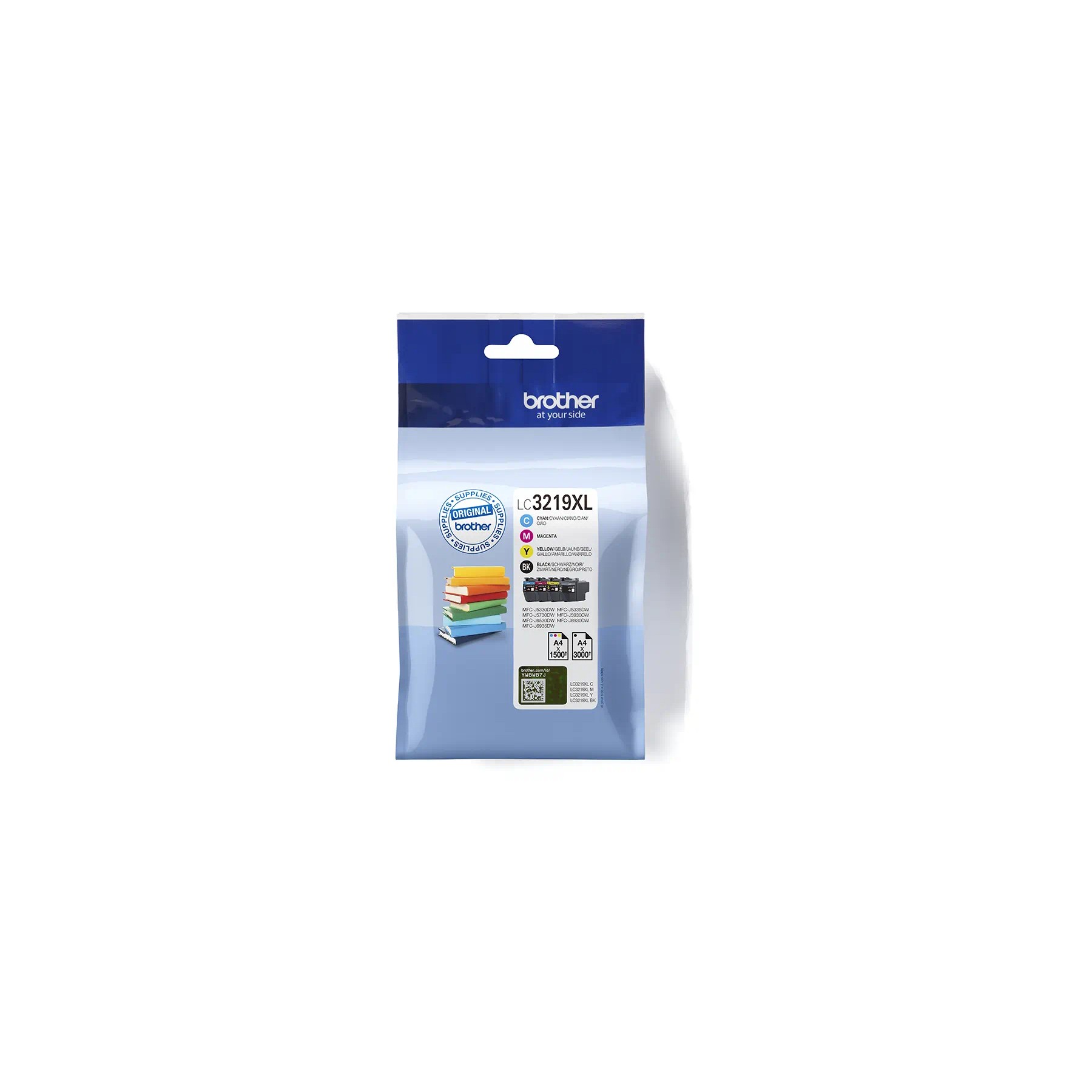 Cartouche d'encre BROTHER Pack Multipack 4 Originales LC3219 XL (Noir + 3 Couleurs) - LC3219XLVAL