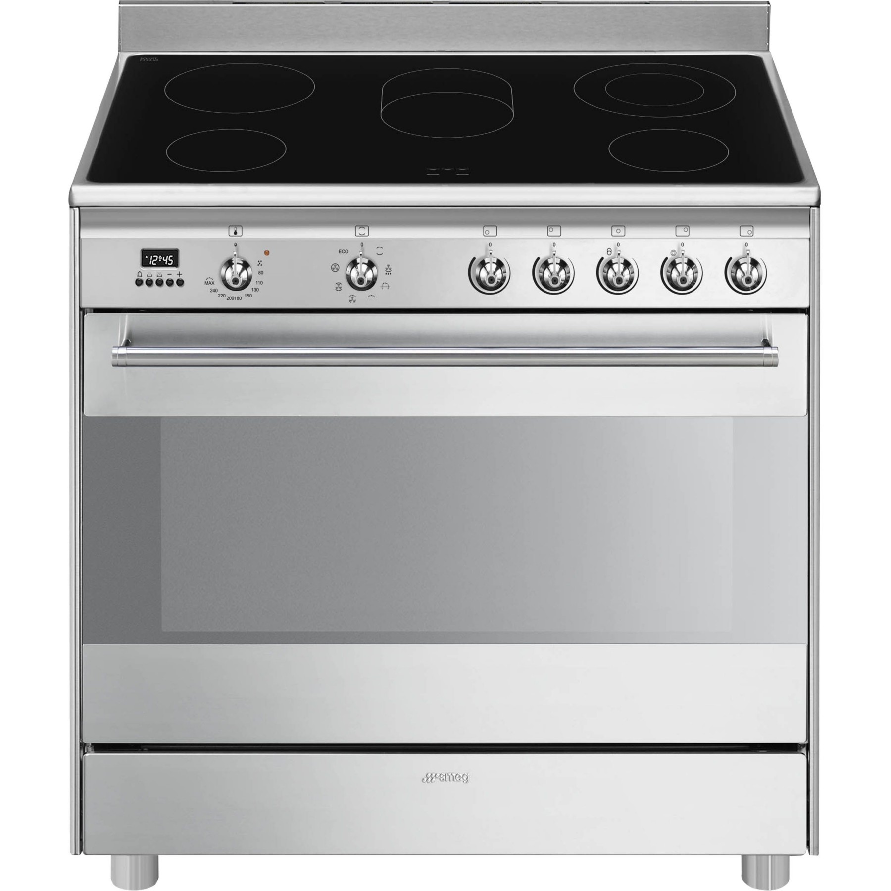 Piano de cuisson vitrocéramique SMEG SCD91CMX9 Vitro