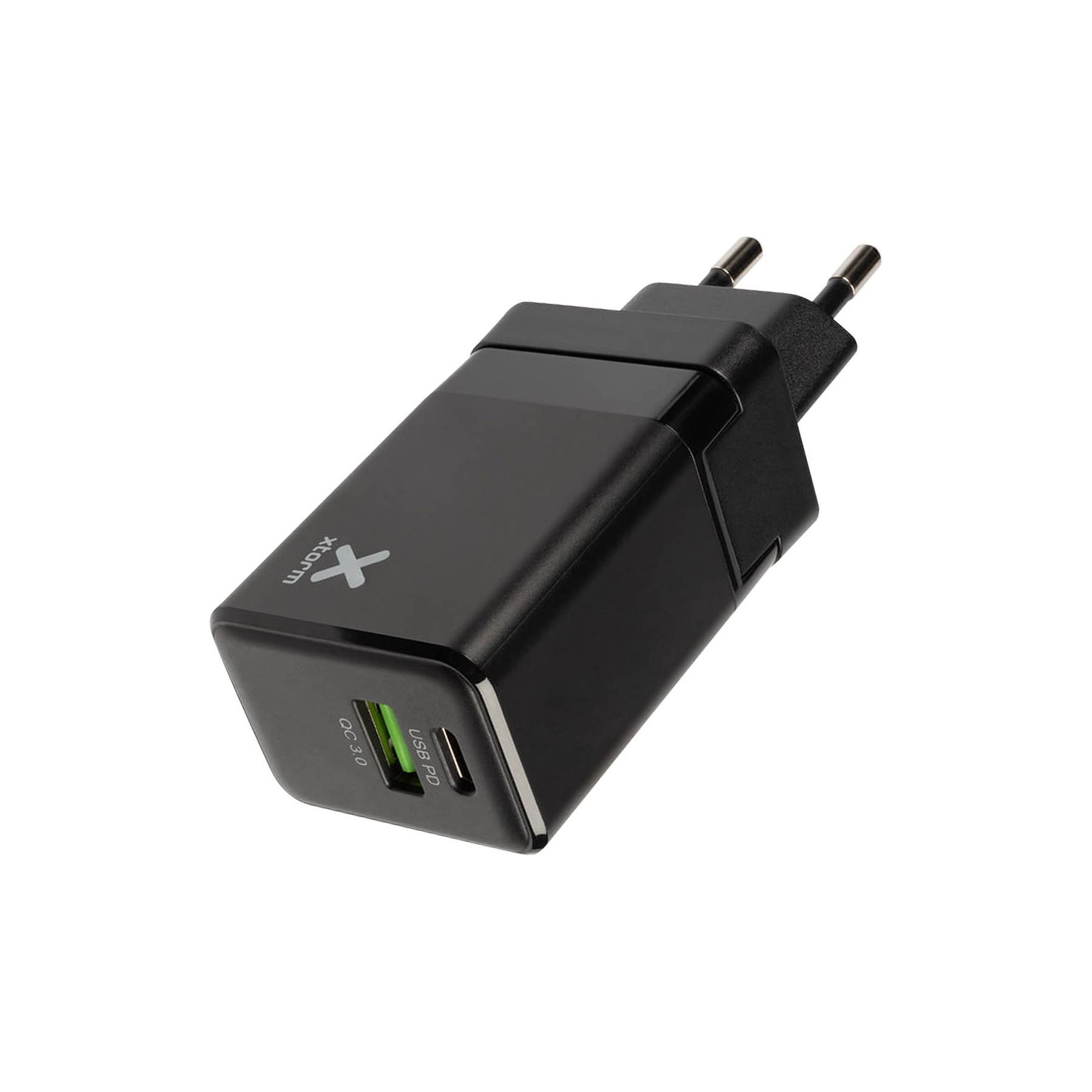 Chargeur secteur XTORM Ports USB + USB-C Xtorm Noir