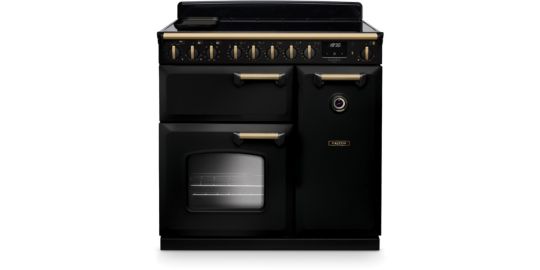 Piano de cuisson induction FALCON NGC TAB IND 90 CM NOIR LAITON ANTIQUE