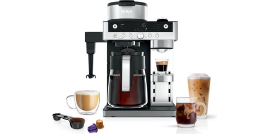 Cafetière filtre et capsules NINJA avec mousseur intégré CFN803EU Reconditionné