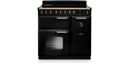 Piano de cuisson induction FALCON NGC TAB IND 90 CM NOIR LAITON ANTIQUE