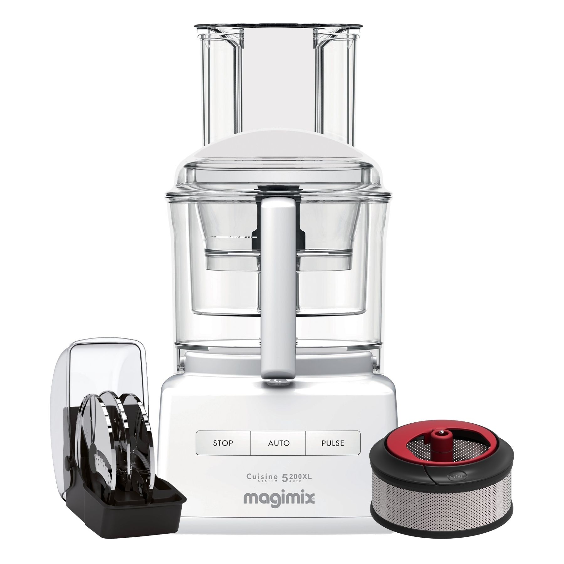 Robot multifonction MAGIMIX CS 5200 XL Premium Blanc