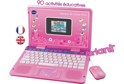 Ordinateur enfant VTECH Genius XL Color Pro bilingue rose