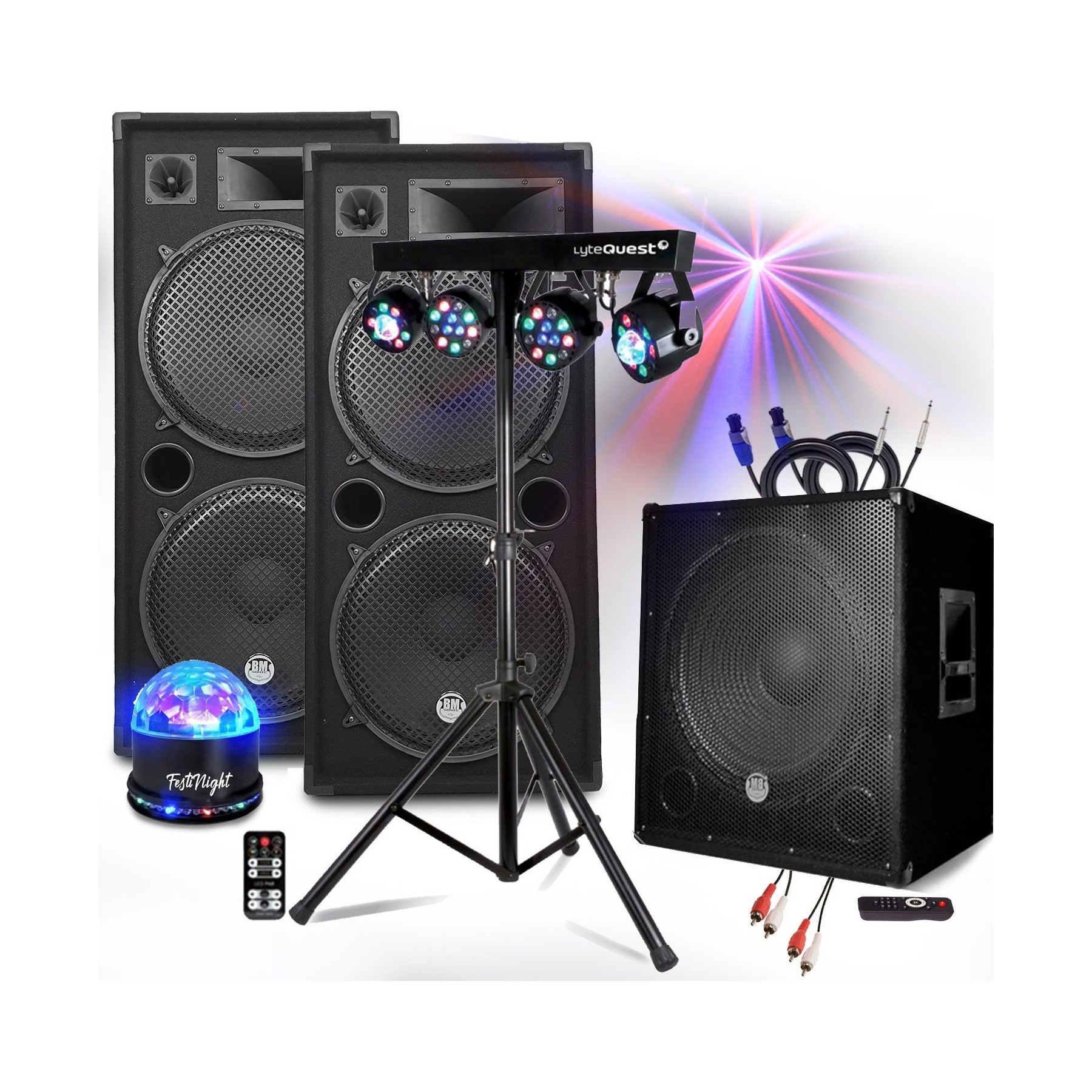 Pack sono BM SONIC Pack SONO BM SONIC MEGA BASSES 3200W Cai