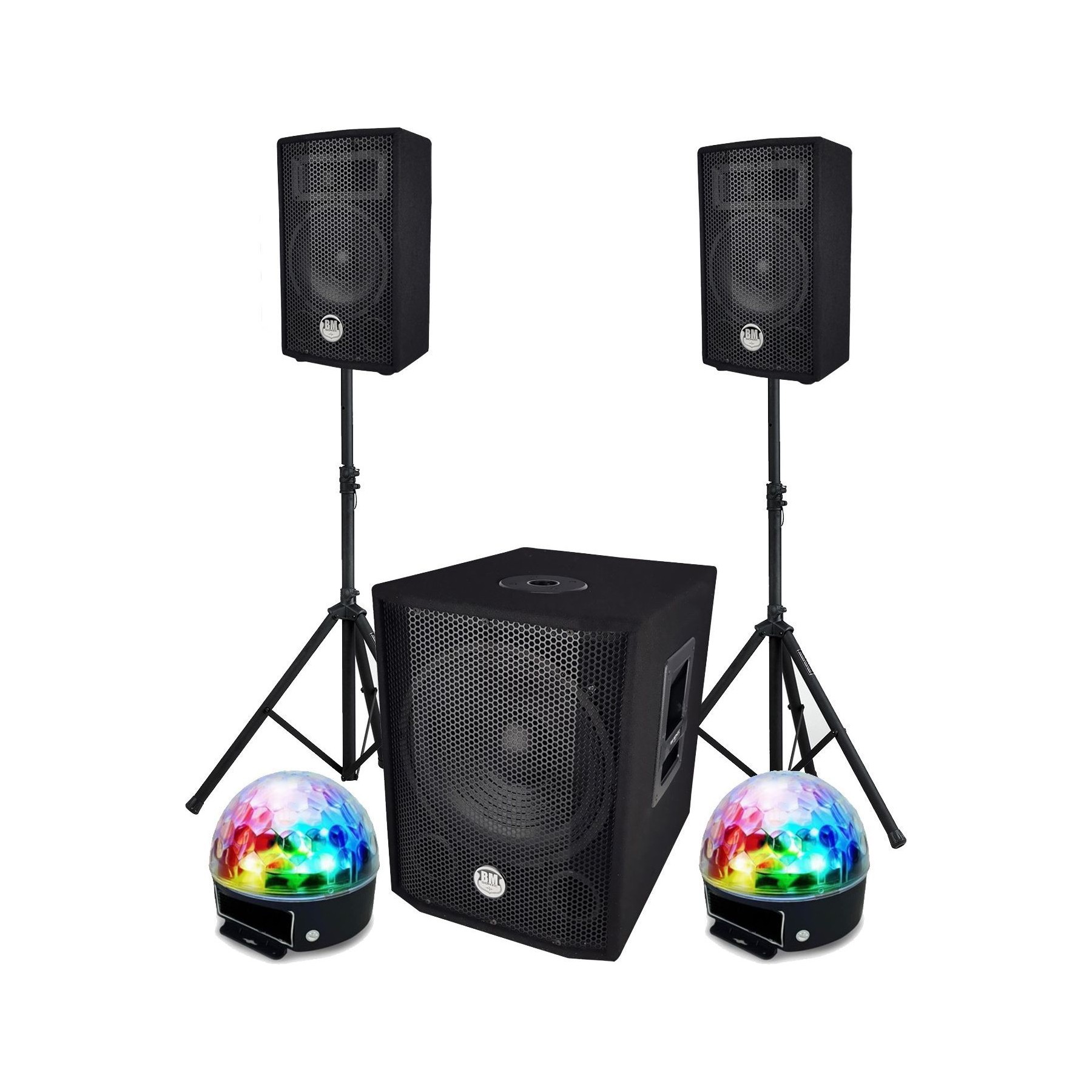 Pack sono AUDIOCLUB Pack sonorisation BMS 1208, USB Bluetoot