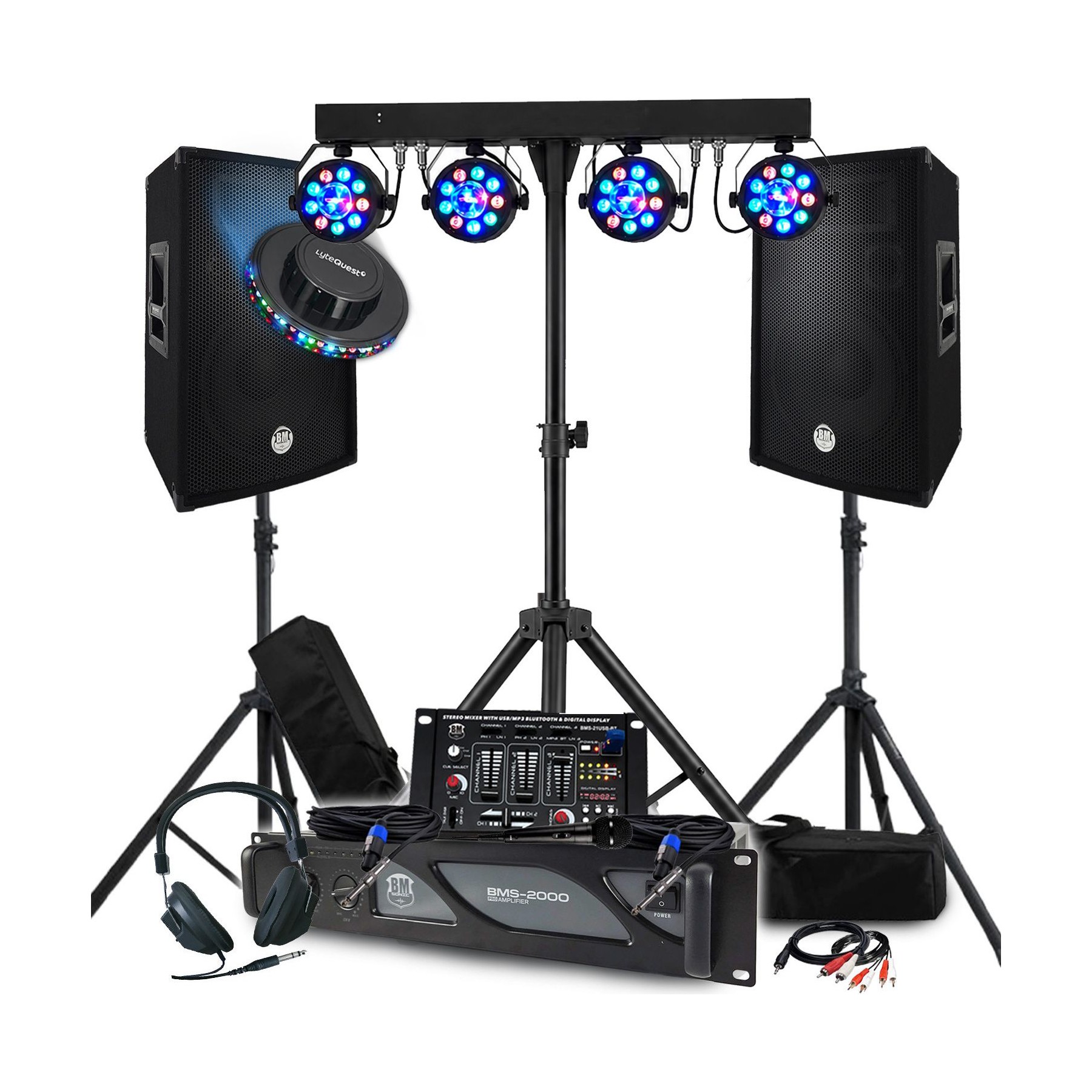 Pack sono BM SONIC Pack Sono 3200W TEOS OVNI LED 2x600W